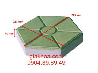Gạch lục giác bê tông màu